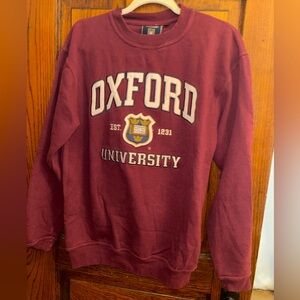 Oxford University Maroon Sweatshirt